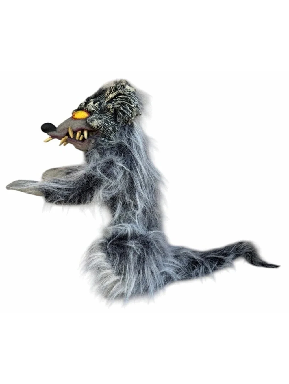 Vintage Halloween Zombie Rat Monster Decoration 17” Paper Magic Group 2001 Y2K